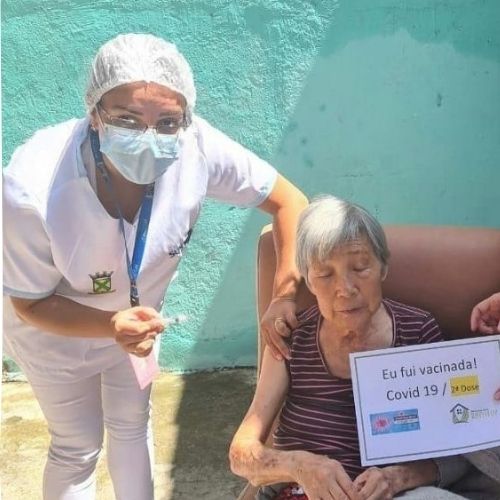 2 Dia de Vacinar Casa de repouso Riso Feliz I Santo André SP